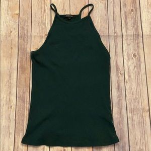 Cute Hunter Green Tank Top SZ large